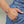 Bracelet with the couple’s photo inside the round charm, without the dashed line