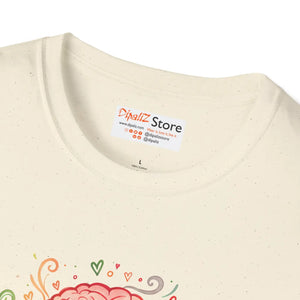 Brain Rainbow T-shirt, ?Wired Differently Wonderfully’ Inspirational Tee - T-shirts