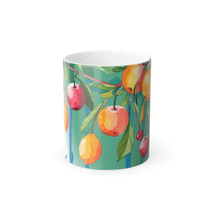 Magic Fruit Color Morphing Mug - Ceramic 11oz Cup - Dipaliz - Mugs