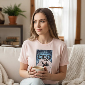 Break the Glass Ceiling slogan printed on a DipaliZ unisex jersey short sleeve tee