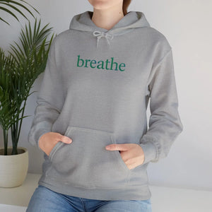 Breathe Hoodie, Minimal Wellness Relaxation Pullover - Hoodies - m
