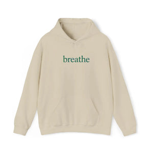 Breathe Hoodie, Minimal Wellness Relaxation Pullover - Hoodies - m