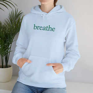 Breathe Hoodie, Minimal Wellness Relaxation Pullover - Hoodies - m