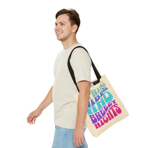 Breezy Nights Tote Bag – Retro Polyester - Dipaliz - Tote Bags