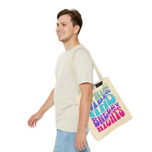 Breezy Nights Tote Bag – Retro Polyester - Dipaliz - Tote Bags