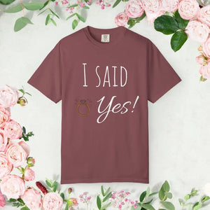 Wedding Planning Gift Bridal Proposal Shirt with Playful Print - Dipaliz - Brick / s - T-shirts