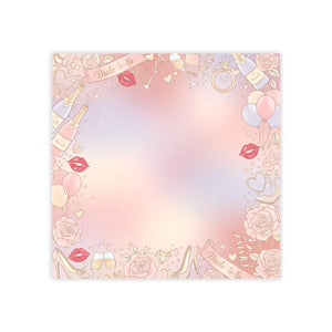 Blush Floral Note Pads - Bridal Celebration Gifts for Her - Dipaliz - 4’’ x / White - Paper Products