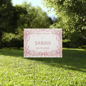 Bridal Shower Yard Sign - Picture Perfect Welcome Entrance - Dipaliz - Home Decor