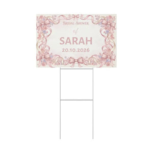 Bridal Shower Yard Sign - Picture Perfect Welcome Entrance - Dipaliz - Home Decor