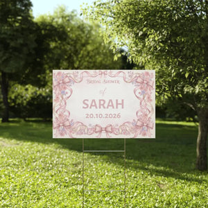 Bridal Shower Yard Sign - Picture Perfect Welcome Entrance - Dipaliz - Home Decor