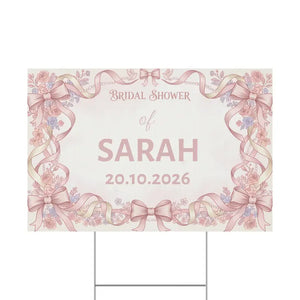 Bridal Shower Yard Sign - Picture Perfect Welcome Entrance - Dipaliz - Home Decor