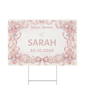 Bridal Shower Yard Sign - Picture Perfect Welcome Entrance - Dipaliz - Home Decor