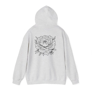 Floral Bride Tribe Hoodie - Cozy Bridal Party Essential - Dipaliz - Hoodies