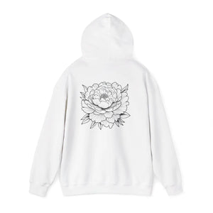 Floral Bride Tribe Hoodie - Cozy Bridal Party Essential - Dipaliz - Hoodies