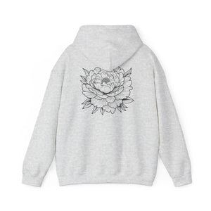 Floral Bride Tribe Hoodie - Cozy Bridal Party Essential - Dipaliz - Hoodies