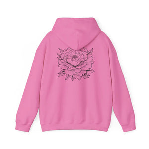 Floral Bride Tribe Hoodie - Cozy Bridal Party Essential - Dipaliz - Hoodies