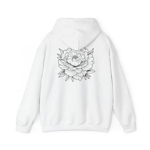Floral Bride Tribe Hoodie - Cozy Bridal Party Essential - Dipaliz - Hoodies