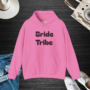 Bride Tribe Hoodie - Cozy Bridal Party Sweatshirt - Dipaliz - s / Azalea - Hoodies