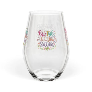 Floral Stemless Wine Glass - Bride Tribe Party - Dipaliz - Glasses