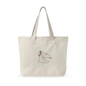 Bags - Zippered Canvas Tote - Personalized Bride Gift - Dipaliz