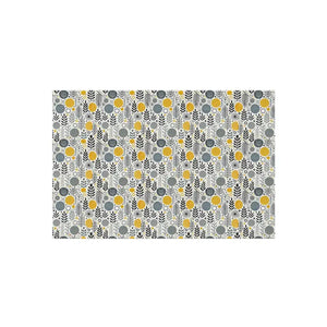 Floral Grey Outdoor Rug - Bright Patio Decor - Dipaliz - 48’’ × 72’’ - Rugs