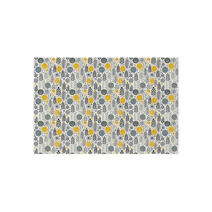 Floral Grey Outdoor Rug - Bright Patio Decor - Dipaliz - 24’’ × 36’’ - Rugs