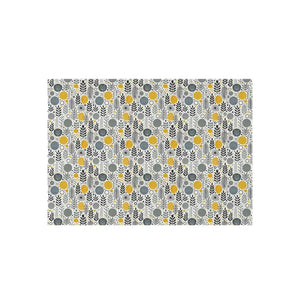 Floral Grey Outdoor Rug - Bright Patio Decor - Dipaliz - Rugs