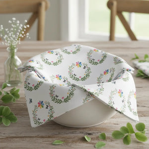Bright Floral Napkins – one Sided Print Set - Dipaliz - Cloth