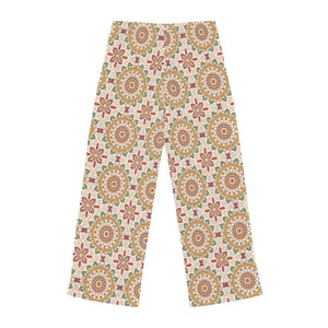 Soft Women’s Pajama Pants - Bright Geometrical Pattern - Dipaliz - Pajamas