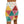 Bright Geometrical Triangular Pattern Women’s Mini Skirt - Skirts