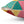 Captivating Room Accents – Bright Triangle - Dipaliz - Throw Pillows