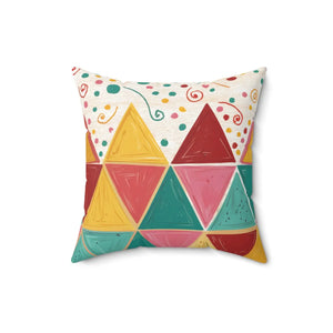 Captivating Room Accents – Bright Triangle - Dipaliz - Throw Pillows
