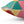 Captivating Room Accents – Bright Triangle - Dipaliz - Throw Pillows