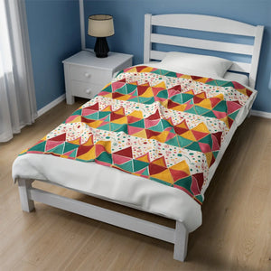 Plush Velveteen Blanket – Soft Sustainable Throw - Dipaliz - Blankets