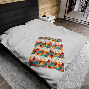 Plush Velveteen Blanket – Soft Sustainable Throw - Dipaliz - Blankets