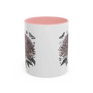 Vibrant Chrysanthemum Coffee Mug - Floral Morning Boost - Dipaliz