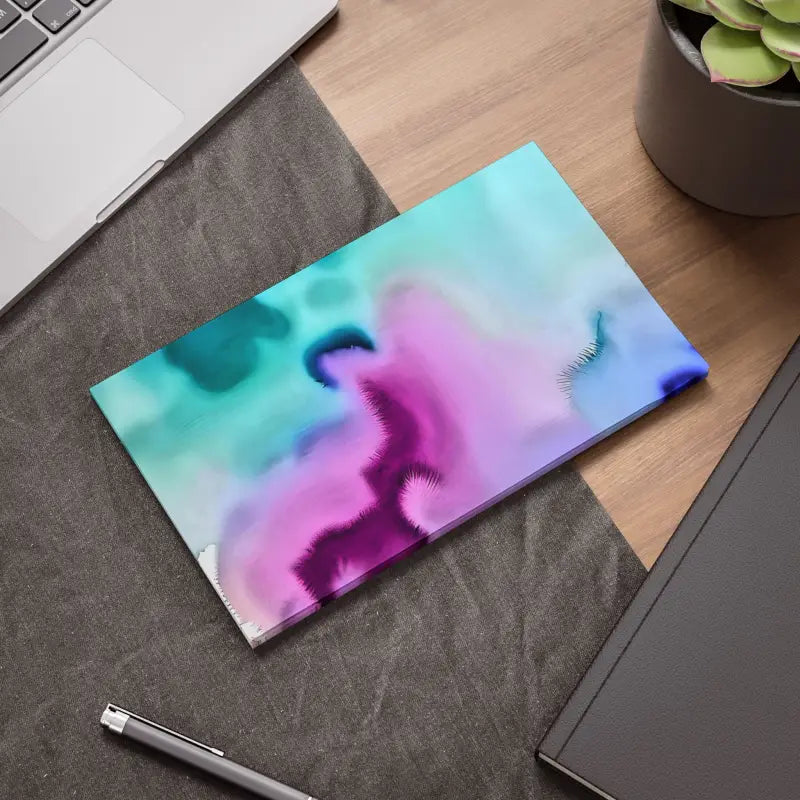 Elevate Desks with Rainbow Watercolors Post-it Notes 2024 - Paper Products