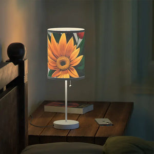 Sunflower Floral Print Lamp - Vibrant Cozy Glow - Dipaliz - Lamps