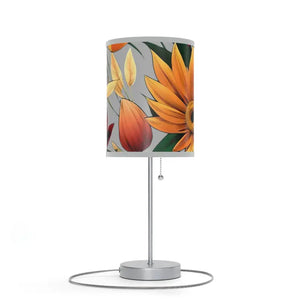 Sunflower Floral Print Lamp - Vibrant Cozy Glow - Dipaliz - Lamps
