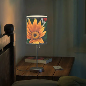 Sunflower Floral Print Lamp - Vibrant Cozy Glow - Dipaliz - Lamps