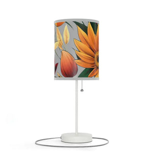 Sunflower Floral Print Lamp - Vibrant Cozy Glow - Dipaliz - Lamps