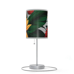 Sunflower Floral Print Lamp - Vibrant Cozy Glow - Dipaliz - Lamps