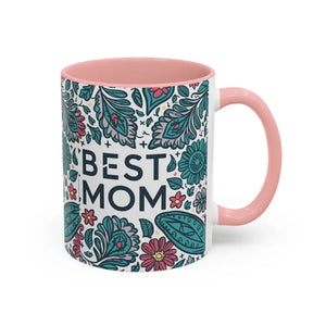 Colorful Accent Coffee Mug - Vibrant Morning Energy - Dipaliz - Mugs