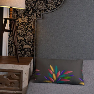 Colorful Petals Throw Pillow - Vibrant Home Decor - Dipaliz - Pillows