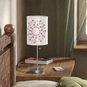 Home Decor - Lamp on a Stand Colorful Abstract Pattern Modern Design - Dipaliz