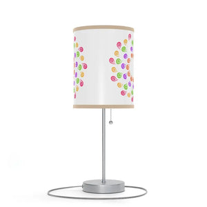 Home Decor - Lamp on a Stand Colorful Abstract Pattern Modern Design - Dipaliz