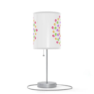 Home Decor - Lamp on a Stand Colorful Abstract Pattern Modern Design - Dipaliz