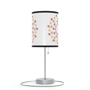 Home Decor - Lamp on a Stand Colorful Abstract Pattern Modern Design - Dipaliz