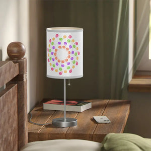 Home Decor - Lamp on a Stand Colorful Abstract Pattern Modern Design - Dipaliz