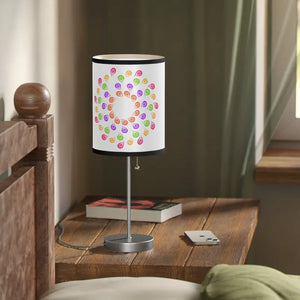Home Decor - Lamp on a Stand Colorful Abstract Pattern Modern Design - Dipaliz